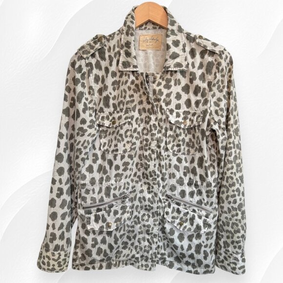 Lily Aldridge for Velvet Aziya leopard print jacket - Picture 2 of 11